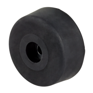 Gummiføtter med skive, 4 pk