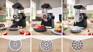 Bosch MFWS682B köttkvarn, elektrisk, med tillbehör