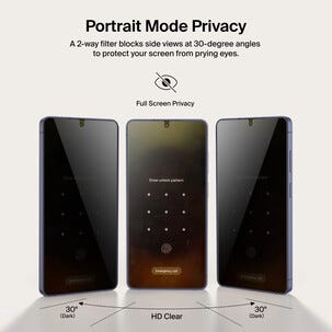 Belkin ScreenForce Titan Privacy Filter skärmskydd för Galaxy S26 Ultra