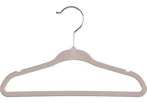 Galge med flossad yta för barnkläder, 6-pack