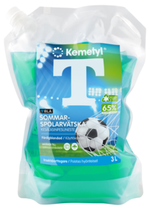Kemetyl T-blå, spylervæske sommer