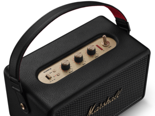 Marshall Kilburn III bærbar Bluetooth-høyttaler, svart