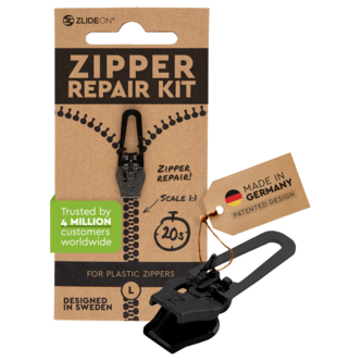 Zlideon Plastic Zipper L glidelåsglider, plast