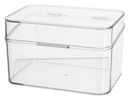 Teepurkki teepusseille, muovia, 17 x 12 x 10,5 cm