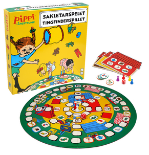 Pippi Langstrømpe Skattejaktspillet brettspill barn, fra 3 år