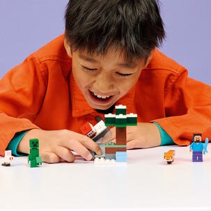 LEGO Minecraft Steven taiga-seikkailu 21583, 6+ vuotta