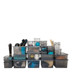 Förvaringslåda Modul, rökfärgad