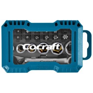 Cocraft bits och hylsnyckelsats, 24 delar
