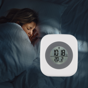 Vekkerklokke med vibrering og lyd