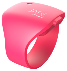 Armband med överfallslarm, Safe by Gaia