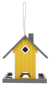 Fågelmatare trähus