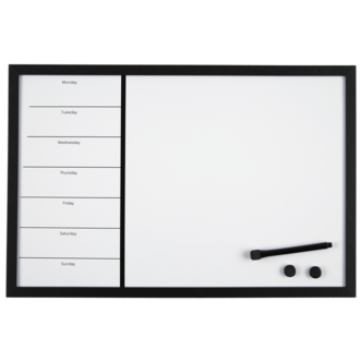 Magnetisk whiteboard veckoplanering, 60x40 cm