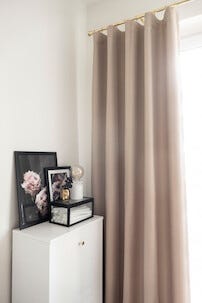 Gardinlängd Dokie mörkläggande, beige