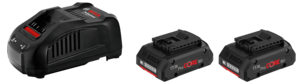 Bosch 18 V GAL 1880 batterier og lader