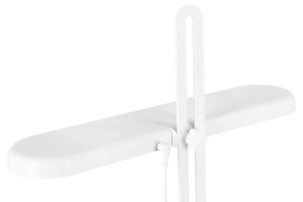 Innendørs drivbenk med dimbart LED-lys, hvit