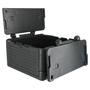 Sammenleggbar kjøleboks 48 liter, grå