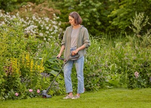 Gardena EasyTrim 25/18V P4A solo grästrimmer, batteridriven