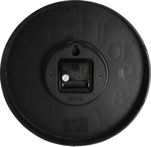 Veggklokke i rosa, 29 cm