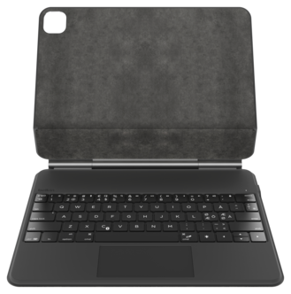 Tastatur for iPad Pro 12,9 tommer, futteral med stativ