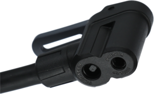 Cykelpump med fotplatta och tryckmätare 11 bar