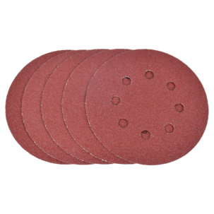 Cocraft sandpapper kardborre, sliprondell 125 mm, 5-pack