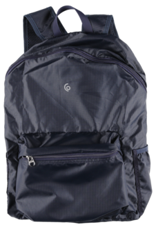 Sammenleggbar ryggsekk med lav vekt, svart