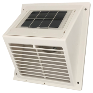 Sunwind MiniVent solventilator med integrert solcellepanel