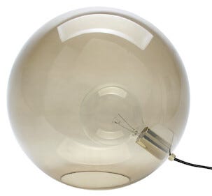 Northlight Globe Smoky bordlampe
