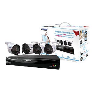 DVR-järjestelmä, 4 kameraa, KGuard HD Hybrid