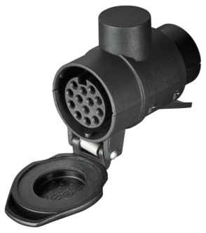 Släpvagnsadapter 7-polig till 13-polig