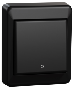 Elko RS 2-polet strømbryter for påvegg, svart