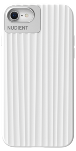 Nudient Bold Case mobildeksel til iPhone 8/SE, hvitt