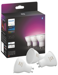 Philips Hue White and Color Ambiance GU10, Bluetooth, 3 kpl