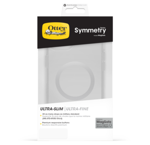 Mobildeksel for iPhone 15 Plus, Otterbox Symmetry Clear MagSafe