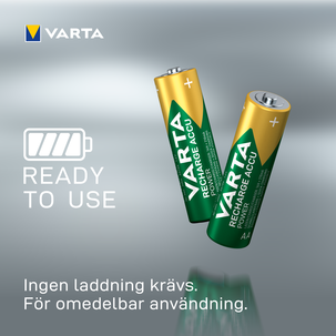Varta Power laddningsbara AA/HR6-batterier, 10-pack