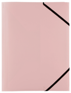 Gummibandsmapp A4 i PP-plast