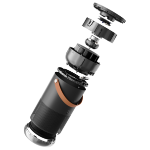 Smartmi P1 smart luftrenser med HEPA-filter, svart