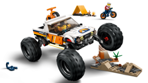 LEGO City Seikkailuja nelivetomaasturilla 60387, yli 6-vuotiaille