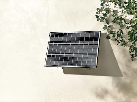 Solcellepanel monokrystallinsk 120 W