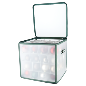 Nordfjord Joulupallojen säilytyslaukku läpinäkyvä 64 lokeroa