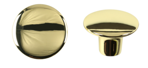 Rund knopp, mässing