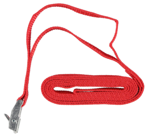 Kiinnityshihna kantosilmukka 18 mm x 1,5 m punainen, 2 kpl