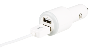 12 V-laddare för iPod/iPhone/iPad, Exibel