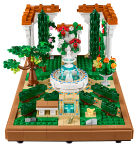 LEGO Icons Puutarha ja suihkulähde 10359, yli 18-vuotiaille