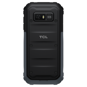 TCL 5044 mobiltelefon, tålig och vattentät, grå