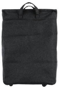 Pyykkikori pyörillä, musta