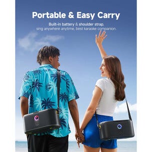 Ikarao Shell S1 karaokemaskin med 10,1-tums pekskärm, bärbar