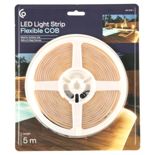 LED-lista ulos, sisälle, himmennettävä COB, vedenpitävä