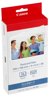 Canon Selphy CP KP-36IP blekk og fotopapir, sett