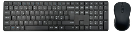 Trådlöst tangentbord och mus